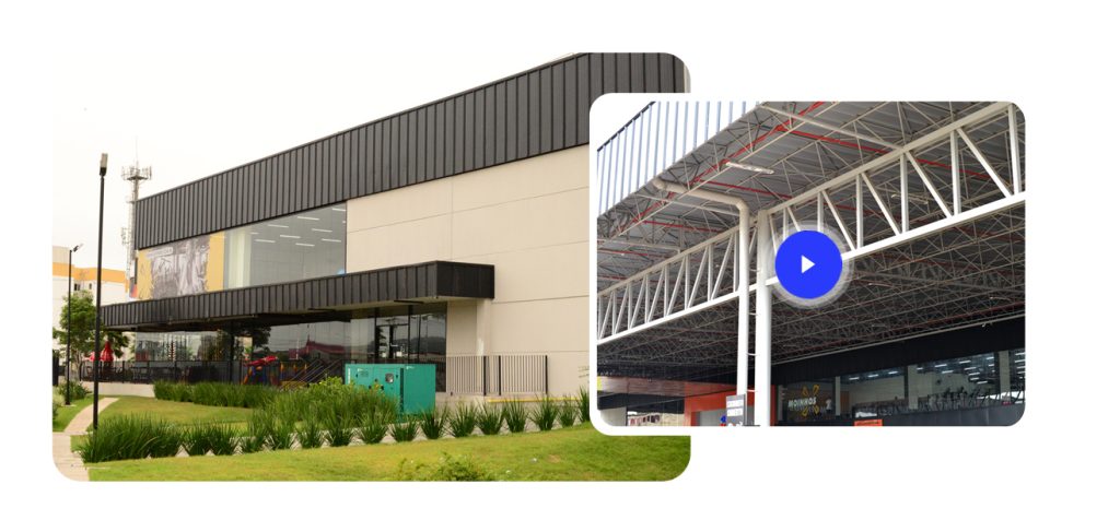 Metalbovi - Estruturas Pré-Fabricadas e Estruturas Metálicas - Obra Center Kan